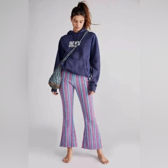 Pants - Free People Fine Line Slim Pants Purple Size XS